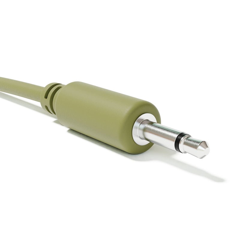 ExcelValley - Mono Modular Patch Cables TS 3.5mm 1/8 inch Eurorack Synthesizer [6A-Pack | 60 cm - 23.62"] - Image 3